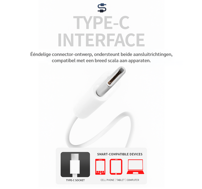 Type-C Universele oordopjes met microfoon